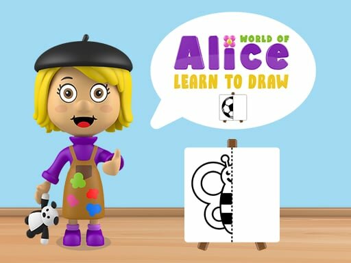 casual game:World of Alice   Learn to Draw