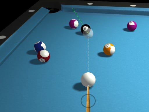 casual game:3d Billiard 8 ball Pool 