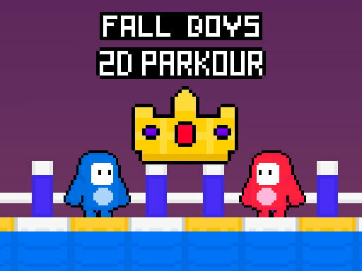 casual game:Fall Boys 2D Parkour