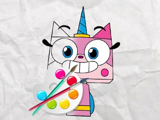 casual game:Unicorn Kitty Coloring Book