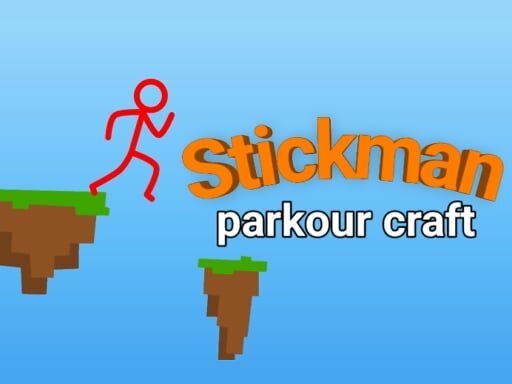 casual game:Stickman parkour craft