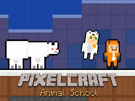 casual game:PixelCraft Animal School