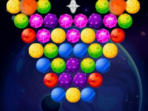 casual game:Bubble Shooter Planets