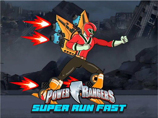 casual game:Power Rangers Run Fast - Escape Zombies