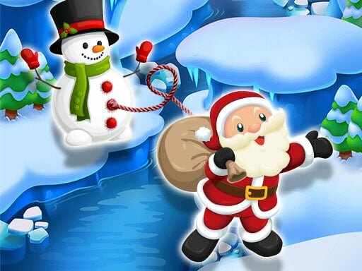 casual game:Santa SnowMan Jump