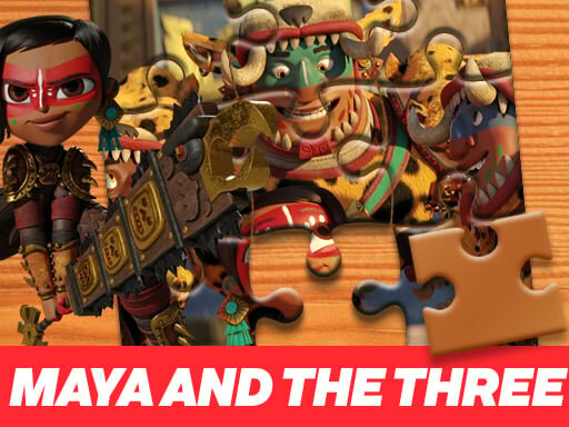 casual game:Maya and the Three Jigsaw Puzzle