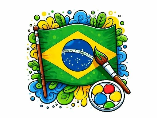 casual game:Brazil Coloring Adventure