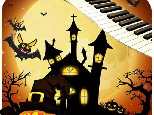 casual game:Halloween Piano Tiles