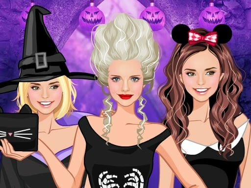 casual game:Halloween dress up game