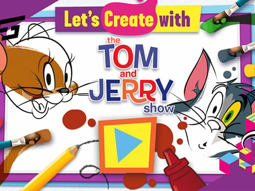 casual game:Lets Create with Tom and Jerry