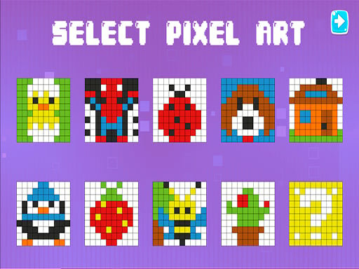 casual game:Pixel Coloring kids