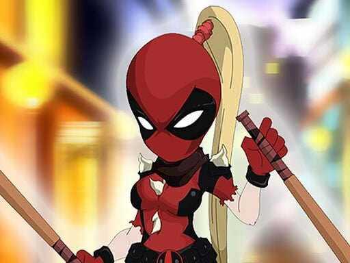 casual game:Deadpool Girl Dressup