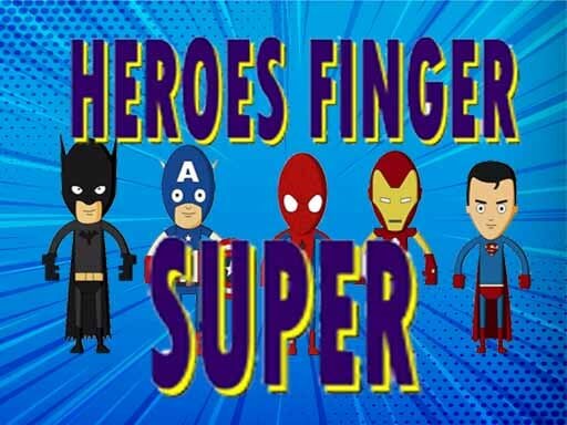 casual game:Super Heroes Finger