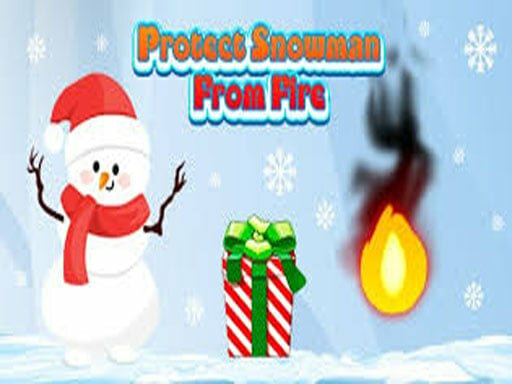 casual game:Protect Snowman From Fire