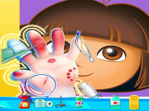 casual game:Dora Hand Doctor Fun Games for Girls Online