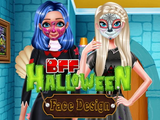 casual game:BFF Halloween Face Design