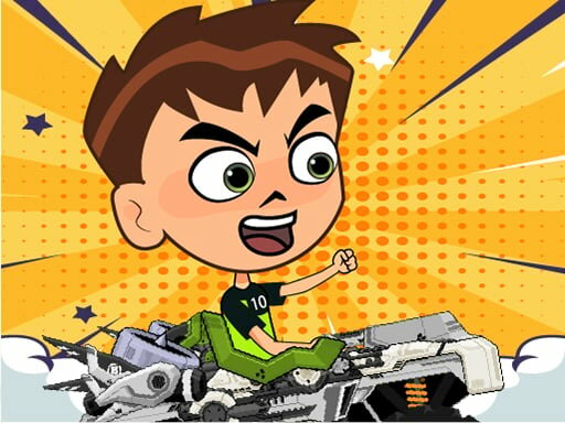 casual game:Ben 10 Crazy Truck