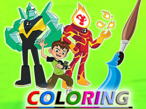 casual game:Ben 10 Coloring