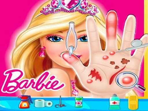 casual game:Barbie Hand Doctor: Fun Games for Girls Online